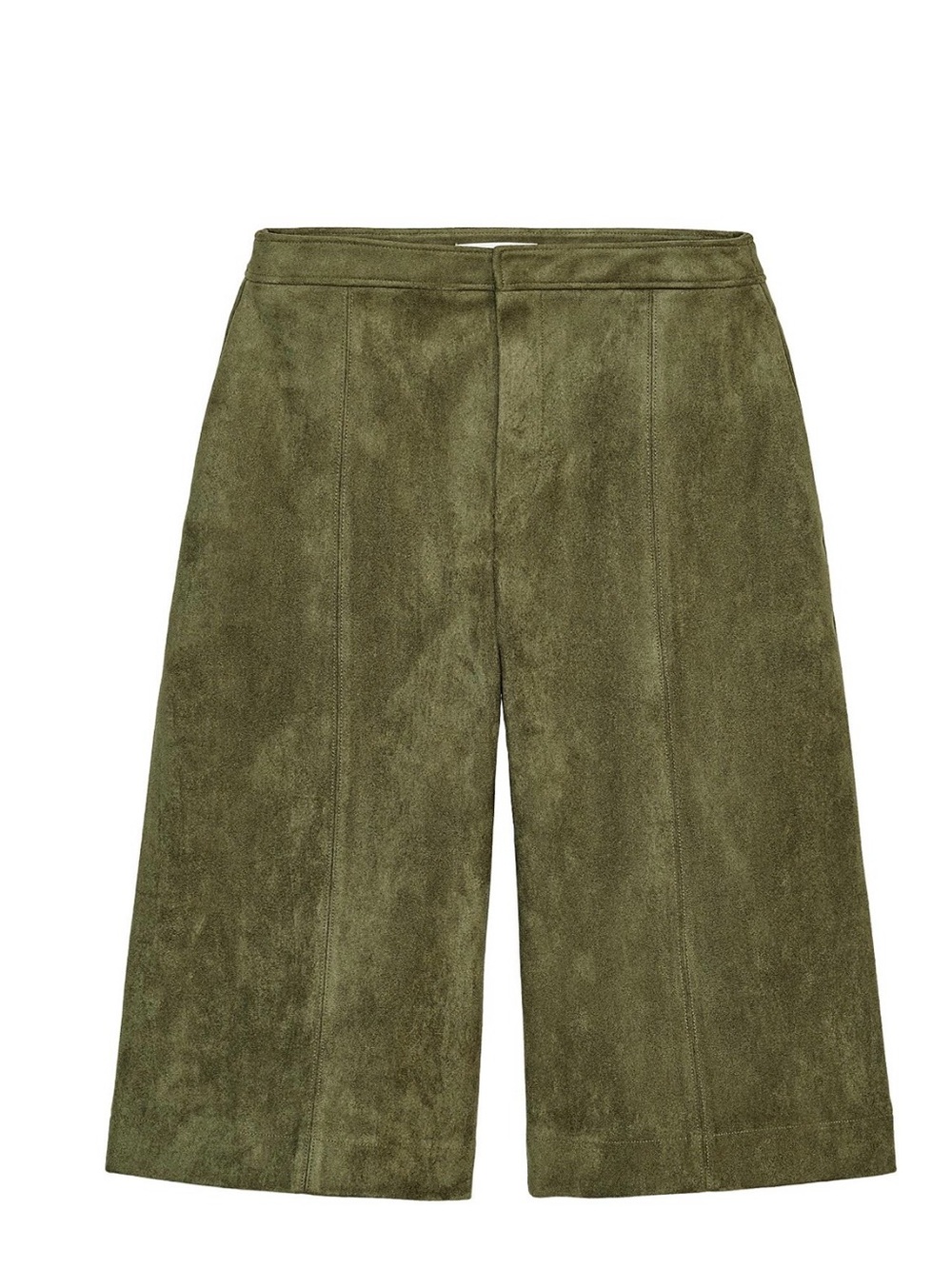 Zara Suede Oversized Culottes - Picture 2 of 4